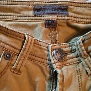 Mens decree flex twill khakis size 29/27
